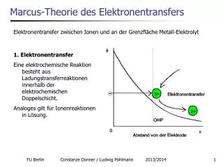 Marcus-Theorie des Elektronentransfers