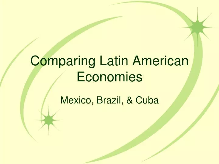 comparing latin american economies