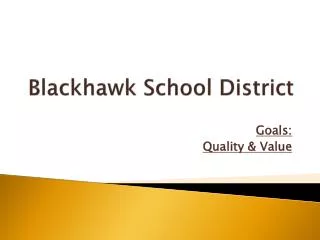Blackhawk School District