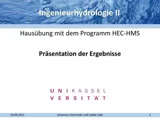 ingenieurhydrologie ii