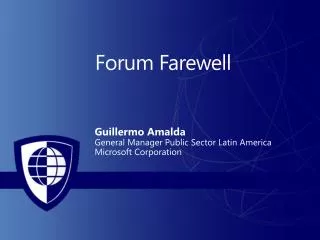 Forum Farewell