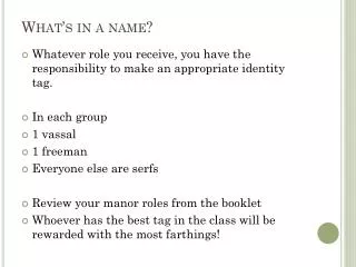 what s in a name