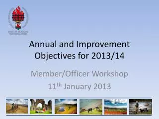 Annual and Improvement Objectives for 2013/14