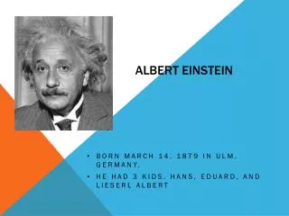 Albert Einstein