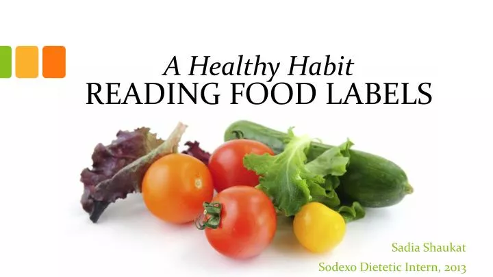 a healthy habit reading food labels