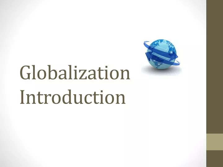globalization introduction