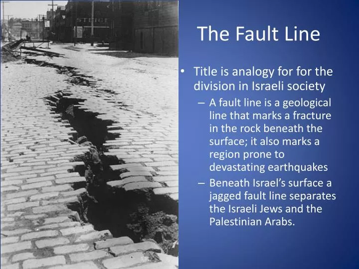 the fault line