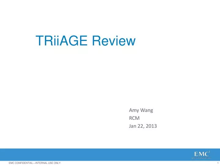 triiage review
