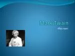 Mark Twain - slide 1