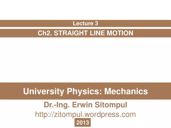 university physics mechanics