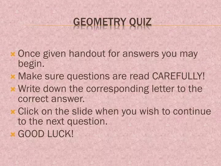geometry quiz
