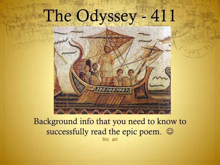 the odyssey 411