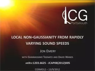 local non-gaussianity from rapidly varying sound speeds