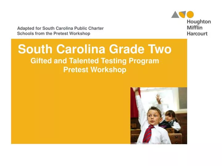 south carolina grade two gifted and talented testing program pretest workshop