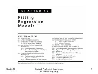 Regression models are empirical as opposed to mechanistic models