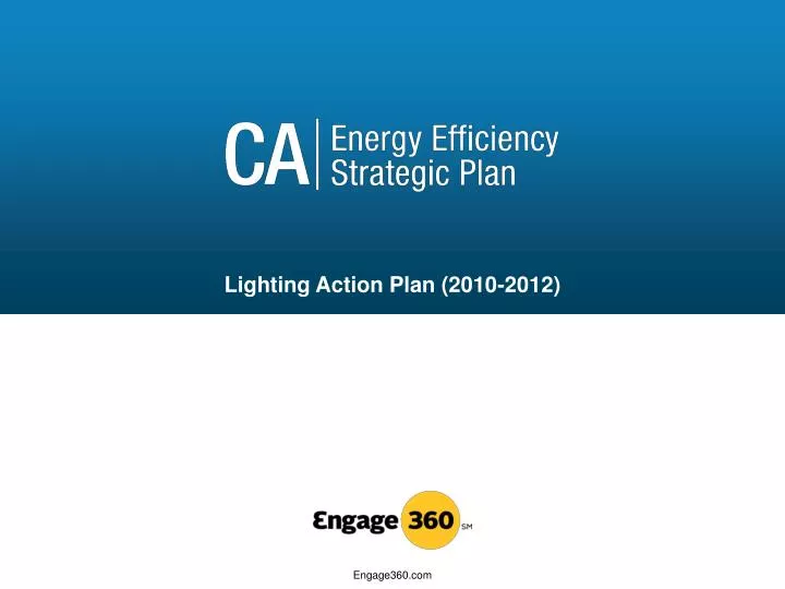 lighting action plan 2010 2012