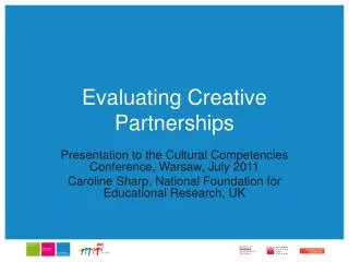 Evaluating Creative Partnerships