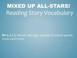 mixed up all stars