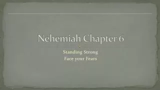 Nehemiah Chapter 6