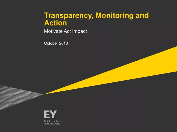 transparency monitoring and action