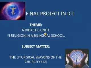 FINAL PROJECT IN ICT