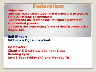 federalism