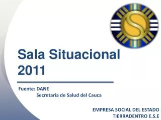 Sala Situacional 2011