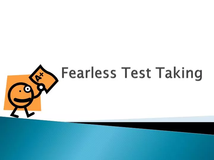 fearless test taking