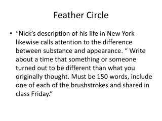 Feather Circle