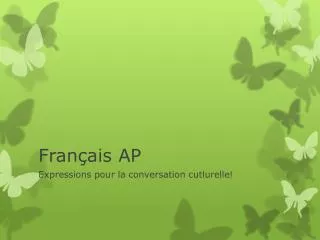 fran ais ap
