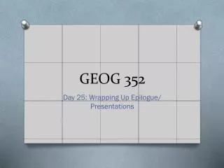 GEOG 352