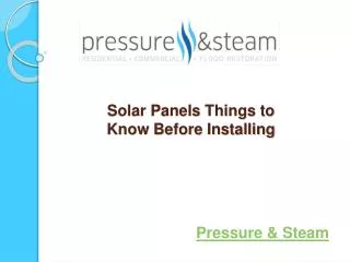 Solar energy panels are an excellent option to generate clea