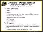Opportunities for Additional Duties in Personnel Department - slide 1