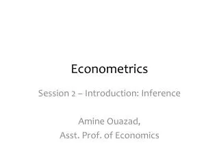 Econometrics