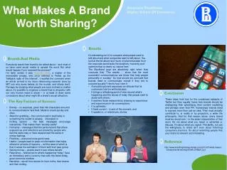 What Makes A Brand Worth Sharing?