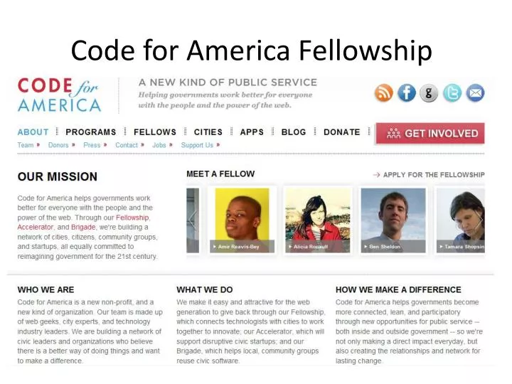 code for america fellowship