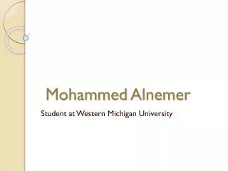 Mohammed Alnemer
