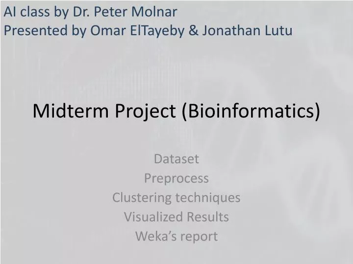 midterm project bioinformatics
