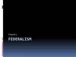 FEDERALISM - slide 1