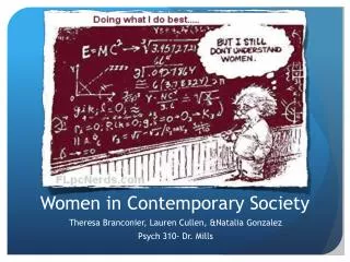 Women in Contemporary Society