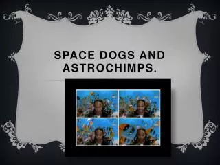 Space dogs and astrochimps .
