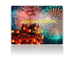 japanese festivals