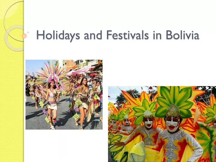holidays and festivals in bolivia