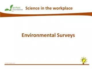 Environmental Surveys