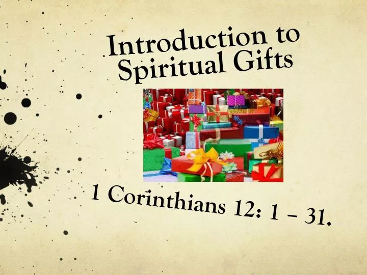 introduction to spiritual gifts