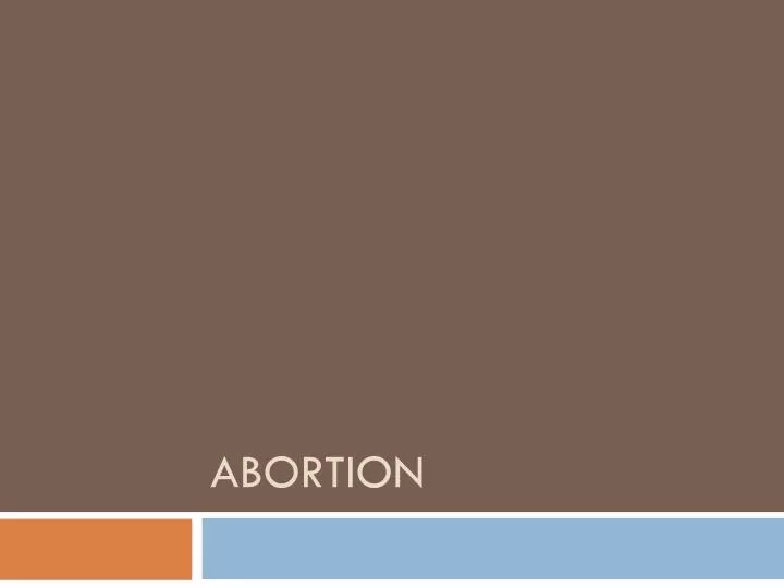 abortion