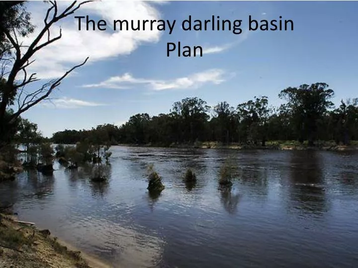 the murray darling basin plan