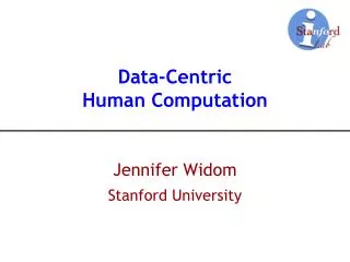 Data-Centric Human Computation
