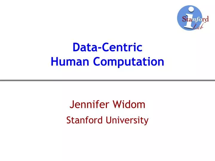 data centric human computation