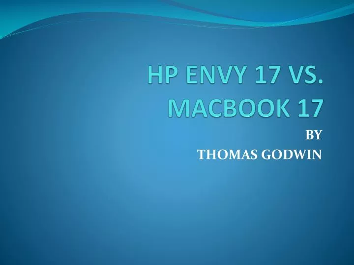 hp envy 17 vs macbook 17